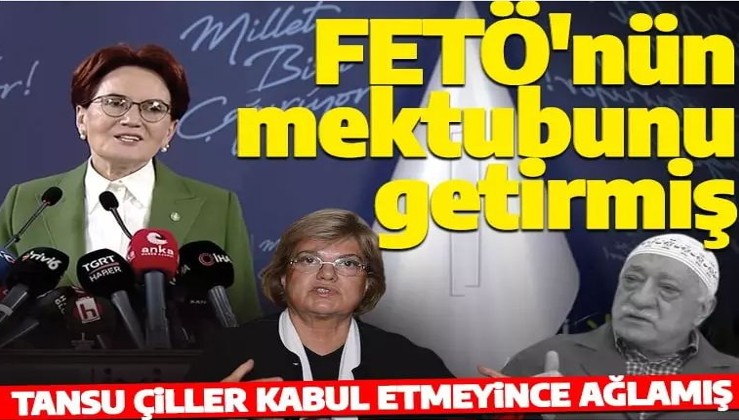 Eski Bakandan olay sözler: Meral Akşener FETÖ'nün mektubunu getirdi