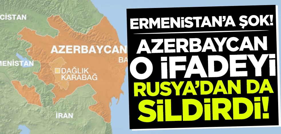 Azerbaycan, sözde Dağlık Karabağ Cumhuriyeti’ni Rusya’dan da sildirdi!
