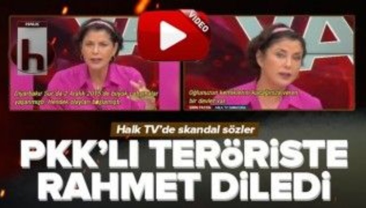 Halk TV sunucusu Şirin Payzın'dan Diyarbakır'da kemikleri bulunan PKK'lı terörist Hakan Arslan için skandal sözler