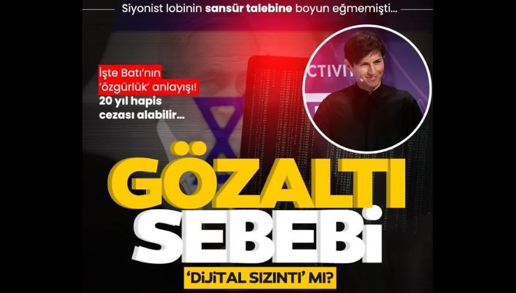 Siyonist lobinin sansür talebine boyun eğmemişti... Gözaltının sebebi tarihin en büyük dijital sızıntısı mı?