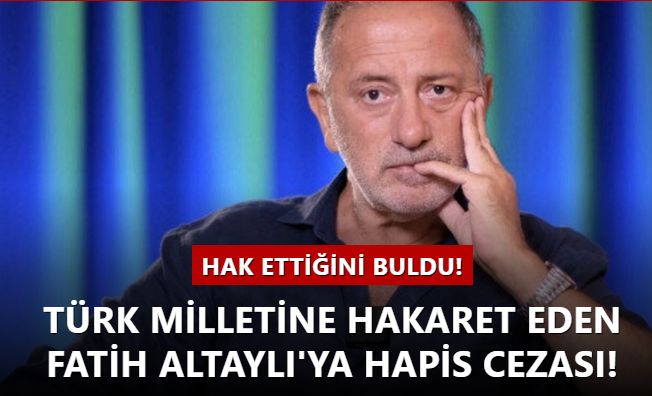 Türk milletine hakaret eden Fatih Altaylı'ya hapis cezası!