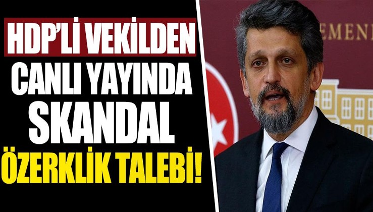 CHP ve İP'in ittifak ortağı HDP'nin vekili Garo Paylan'dan skandal özerklik talebi