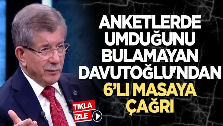 Davutoğlu'nun masa telaşı! Canlı yayında itiraf etti: İki liderin bu masayı dağıtma hakları yok