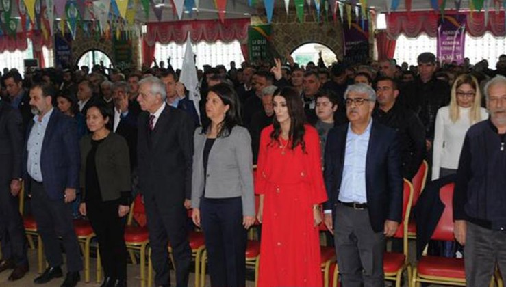 HDP aday tanıtım töreninde şehitlerimize hakaret!
