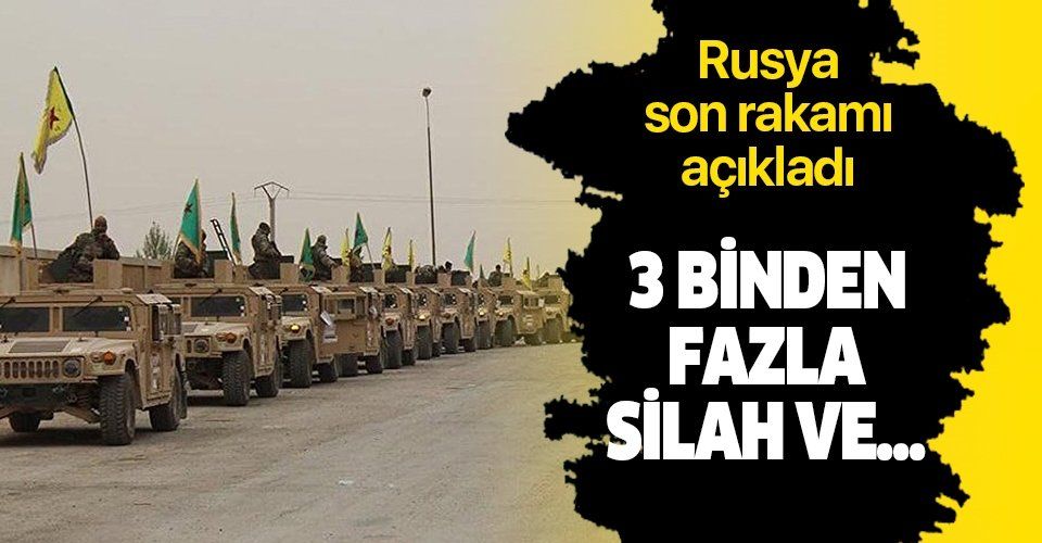 Rusya 34 bin YPG/PKK'lının güvenli bölgeden çıktığını açıkladı.