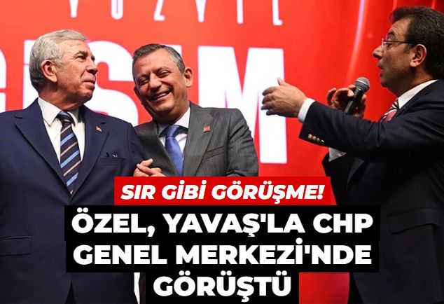 CHP'de sular durulmuyor! Özgür Özel ile Mansur Yavaş arasında sır gibi görüşme...