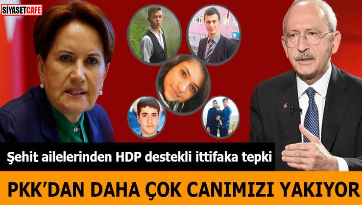 Şehit ailelerinden HDP destekli ittifaka tepki PKK’dan daha çok canımızı yanıyor