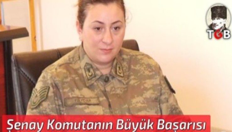 Türkiye'nin ilk kadın Karakol Komutanı Şenay Komutanın Büyük Başarısı