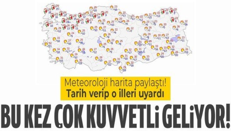 HAVA DURUMU | Meteorolojiden İstanbul'a kritik uyarı! Çok kuvvetli geliyor | 6-10 Haziran
