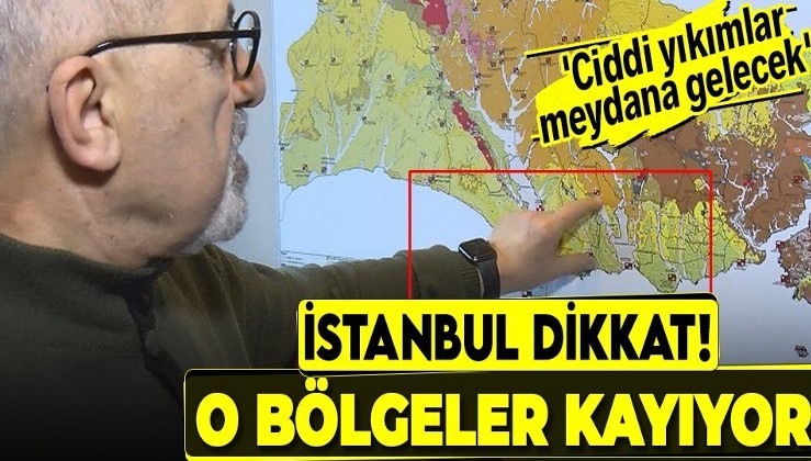 İstanbul'a harita üzerinde son dakika deprem uyarısı! "Depremde kayma hareketi heyelanlara dönüşecek"