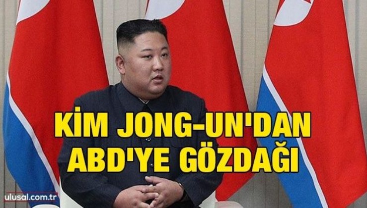Kim Jong-Un'dan ABD'ye gözdağı
