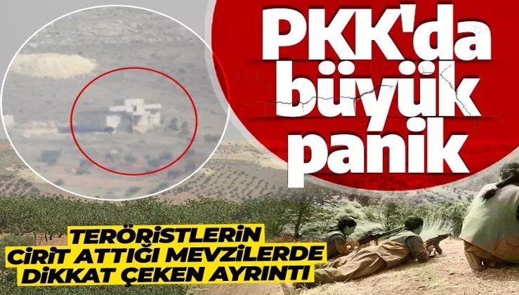 PKK'da büyük panik! Teröristlerin cirit attığı mevzilerde dikkat çeken görüntü