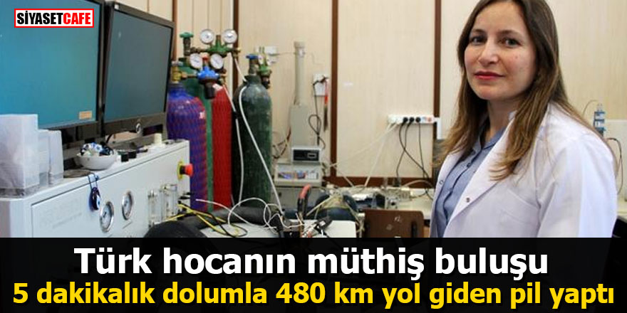 Türk hocanın müthiş buluşu: 5 dakikalık dolumla 480 km yol giden pil yaptı