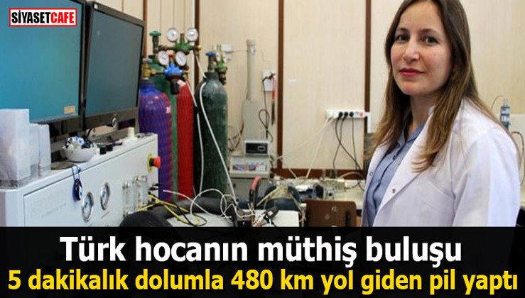 Türk hocanın müthiş buluşu: 5 dakikalık dolumla 480 km yol giden pil yaptı