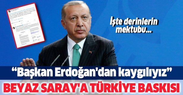 ABD'de Beyaz Saray'a Türkiye baskısı! "Başkan Erdoğan'dan kaygılıyız, yaptırımların gecikmesi nedeniyle Türklere karşı elimiz zayıflıyor"