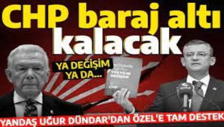 Uğur Dündar CHP delegelerine seslendi: Ya değişim ya da baraj altı