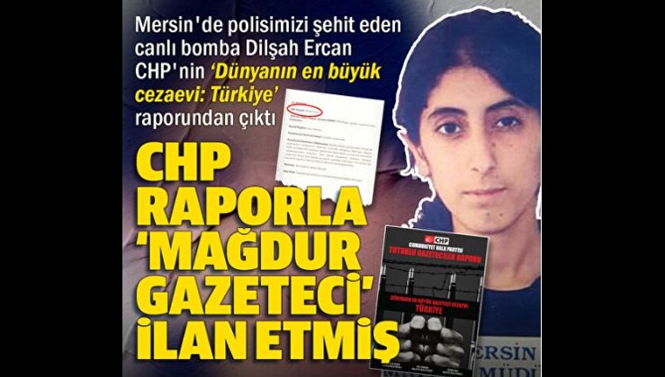 CHP Mersin'deki bombalı saldırıyı gerçekleştiren terörist Dilşah Ercan'a sahip çıkmış