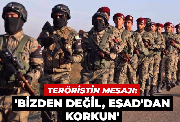 Teröristin İsrail'e mesajı: Bizden değil, Esad'dan korkun