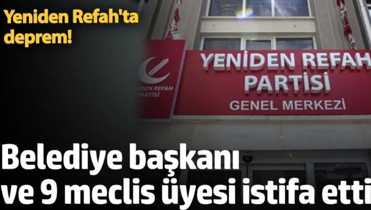 YRP'li belediye başkanı partisinden istifa etti