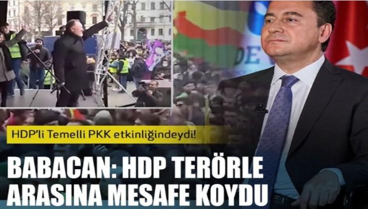 Ali Babacan: HDP terörle arasına mesafe koydu
