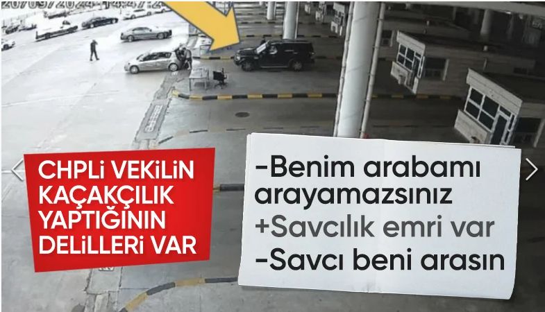 Aracıyla kaçakçılık yapılan CHP'li Ediz Ün'ün direksiyon başında görüntüleri ortaya çıktı