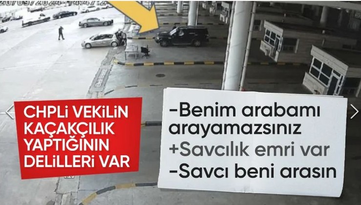 Aracıyla kaçakçılık yapılan CHP'li Ediz Ün'ün direksiyon başında görüntüleri ortaya çıktı