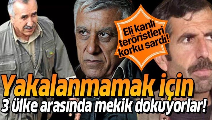 PKK elebaşları Cemil Bayık, Murat Karayılan ve Fehman Hüseyin'i korku sardı! Yakalanmamak için 3 ülke arasında mekik dokuyorlar!.