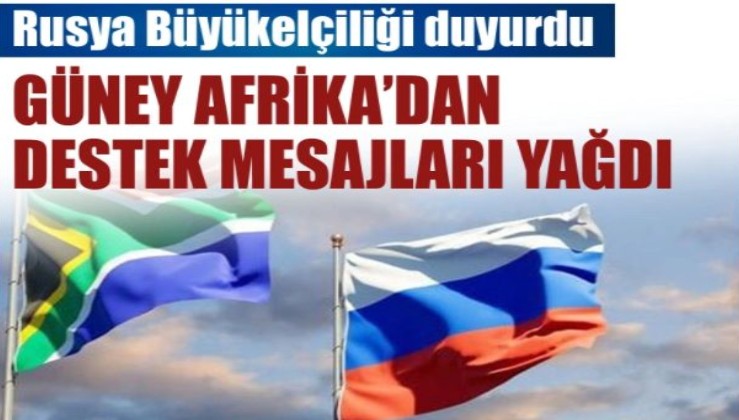 Afrika'dan Rusya'ya destek