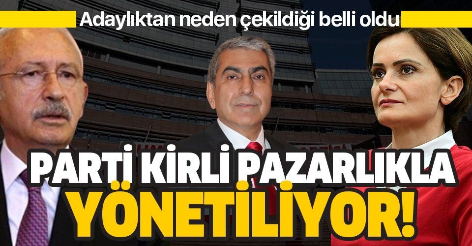 Cemal Canpolat Kılıçdaroğlu'nun talimatıyla adaylıktan çekilmişti! Kirli pazarlık ortaya çıktı!.