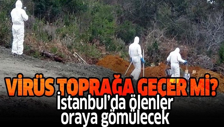 İstanbul’da koronadan ölenler Beykoz ve Kilyos’taki mezarlıklara gömülecek.