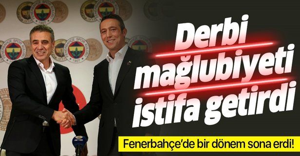 Son dakika: Fenerbahçe'de Ersun Yanal istifa etti!