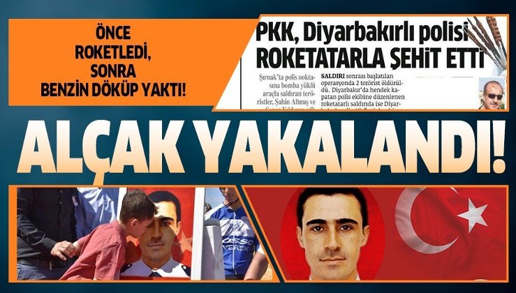 Son dakika: Polis memuru Ali Öztürk'ü şehit eden terörist yakalandı!