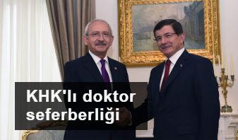 Kılıçdaroğlu ve Davutoğlu'ndan KHK'lı seferberliği