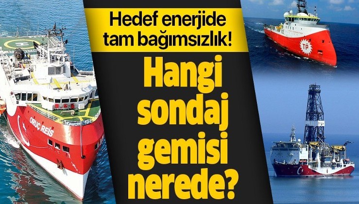 Türk araştırma gemileri Fatih, Barbaros, Yavuz ve Oruç Reis araştırmalarını sürdürüyor! Hangi sondaj gemimiz nerede?
