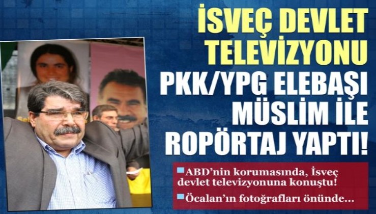 İsveç devlet televizyonu, PKK elebaşlarından Müslim ile ropörtaj yaptı