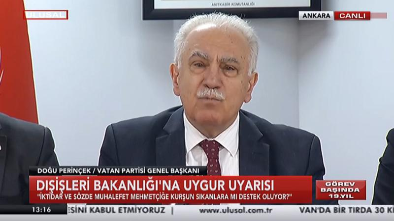 Perinçek: CIA yalanlarına kanan bir hükümet Türkiye’ye yakışmıyor