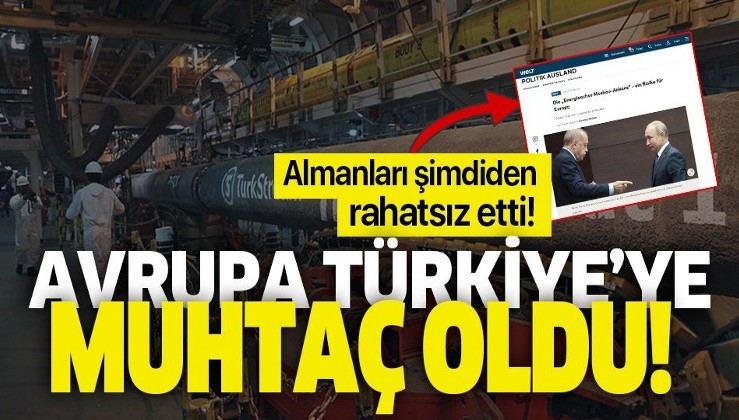 TürkAkım projesi şimdiden Almanları rahatsız etti: "Avrupa Türkiye'ye muhtaç".
