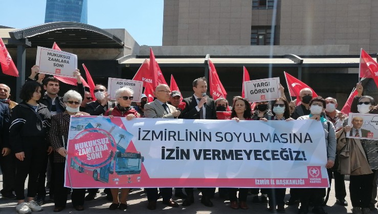 Vatan Partisi: İzmirlinin soyulmasına izin vermeyeceğiz!