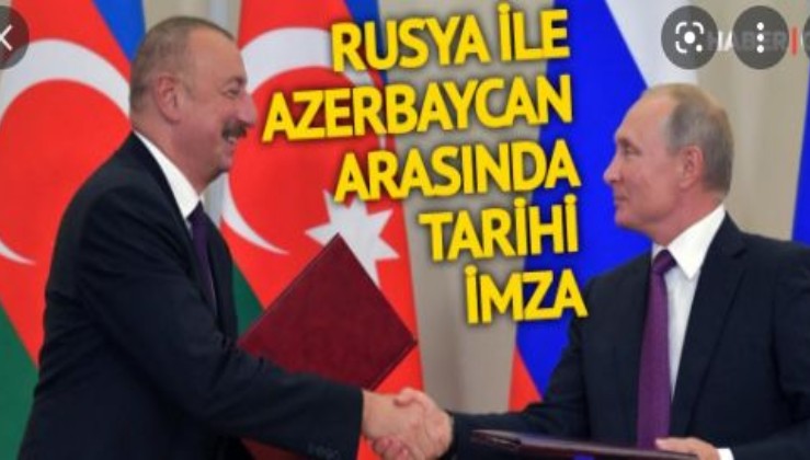 Aliyev ve Putin anlaşmayı imzaladı! Azerbaycan-Rusya ilişkileri en üst düzeye çıkacak
