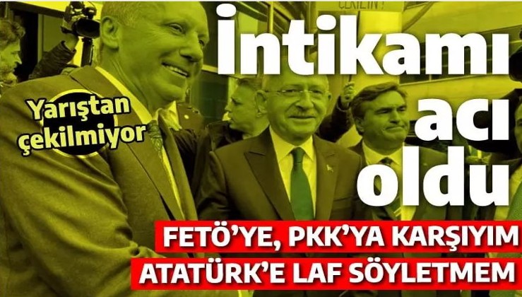Bay Kemal'in yüzüne söyledi: FETÖ'ye, PKK'ya karşıyım! Atatürk'e laf söyletmem! Menfaatçi değilim