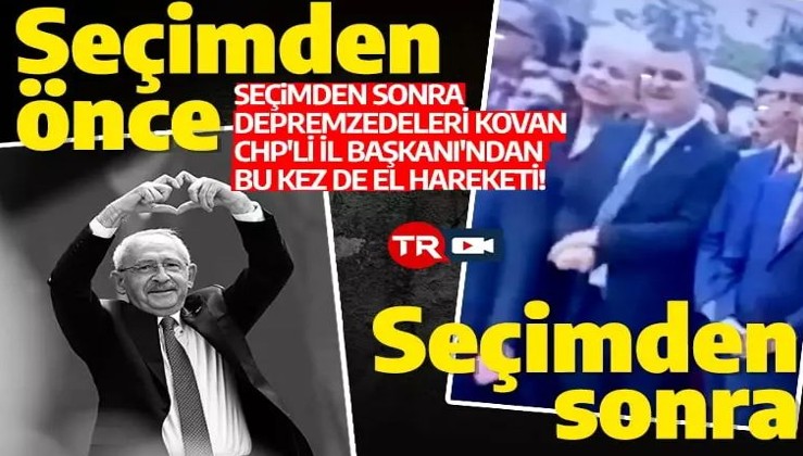 Skandal anlar! CHP'li başkan 19 Mayıs töreninde el hareketi yaptı