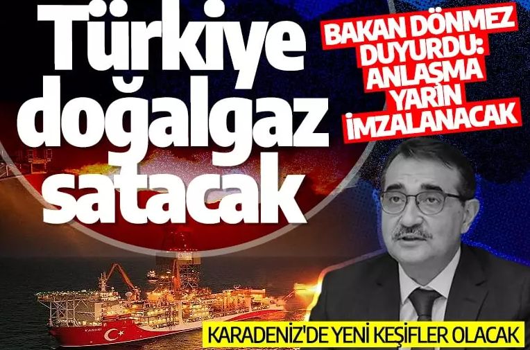 Bakan Dönmez, 'Yarın imzalar atılıyor' diyerek duyurdu: Türkiye Bulgaristan'a doğalgaz satacak