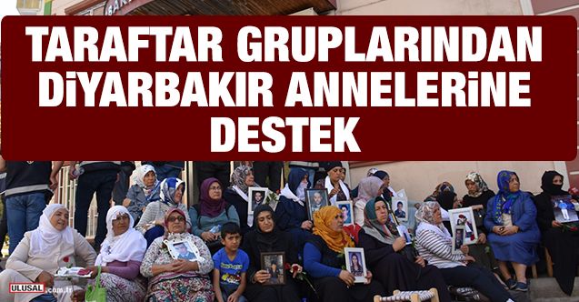 Taraftar gruplarından Diyarbakır annelerine destek