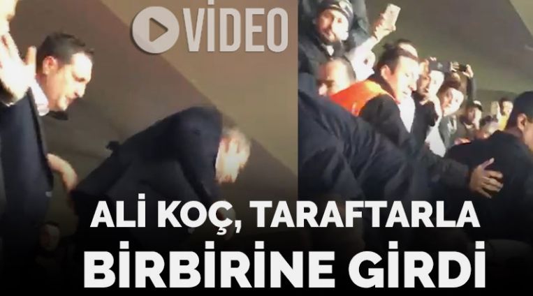 Ali Koç ile Fenerbahçe taraftarları birbirine girdi