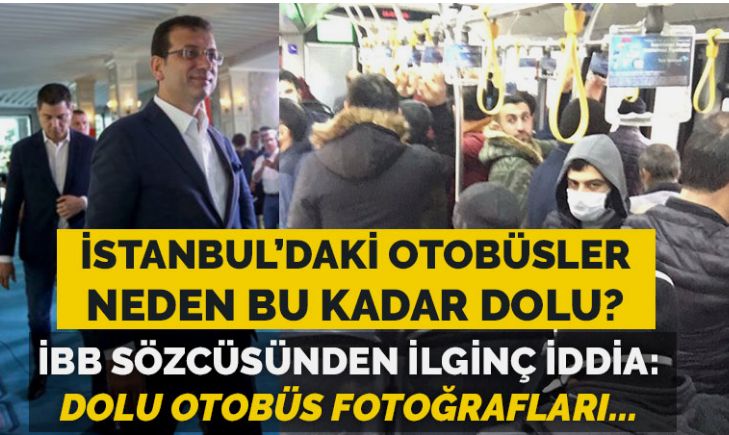Sefer sayıları seyrekleştirildi: İBB'den ilginç açıklama geldi: Murat Ongun’dan ilginç açıklama: Dolu otobüs fotoğraflarındaki olağanüstü durum