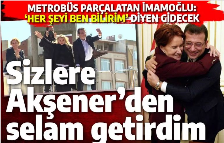 İstanbul'da metrobüs parçalatan Ekrem İmamoğlu: 'Ben ne dersem o doğru' diyen gidecek
