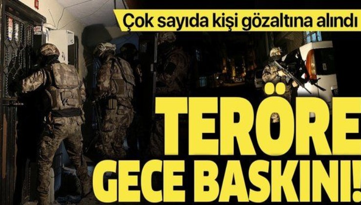 İstanbul’da PKK/KCK’ya yönelik eş zamanlı operasyon