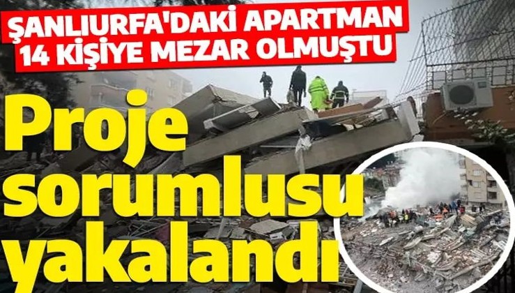 Son dakika: 14 kişinin öldüğü Özabacılar Apartmanı'nın proje sorumlusu yakalandı