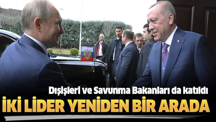 Erdoğan ve Putin tekrar bir araya geldi!.