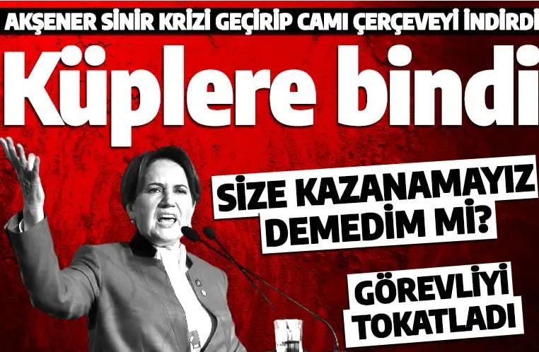 Erdoğan önde gidiyor! Meral Akşener sinir krizi geçirip camı çerçeveyi indirdi: Size kazanamayız demedim mi?